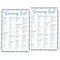 Magnetic Grocery List Pad for Fridge, Printed Shopping List Notepad with magnet (100 Sheets, 9.25 x 6.25 In, 2 Pack)